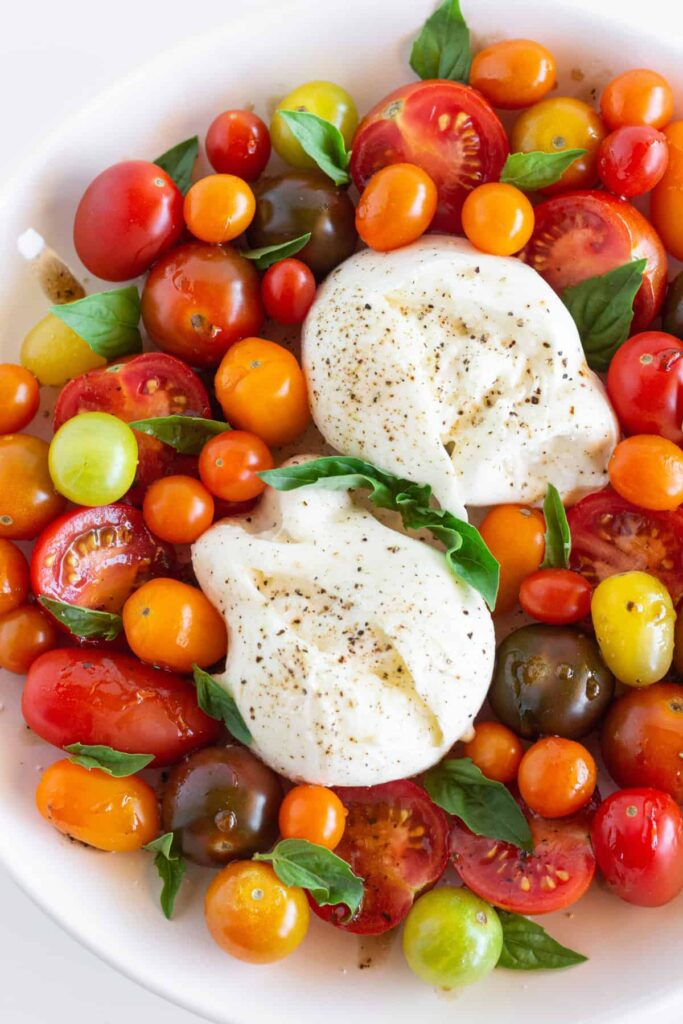 Burrata Caprese – Pratiquement Fait Maison