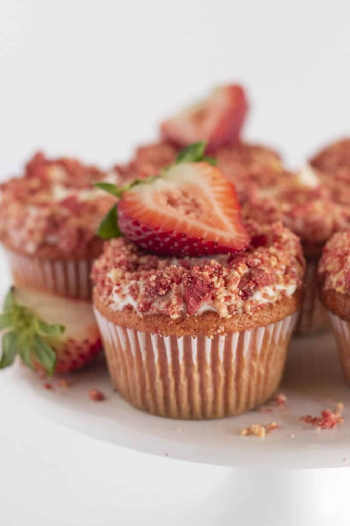 Recette de Cupcakes Croquants aux Fraises Faciles