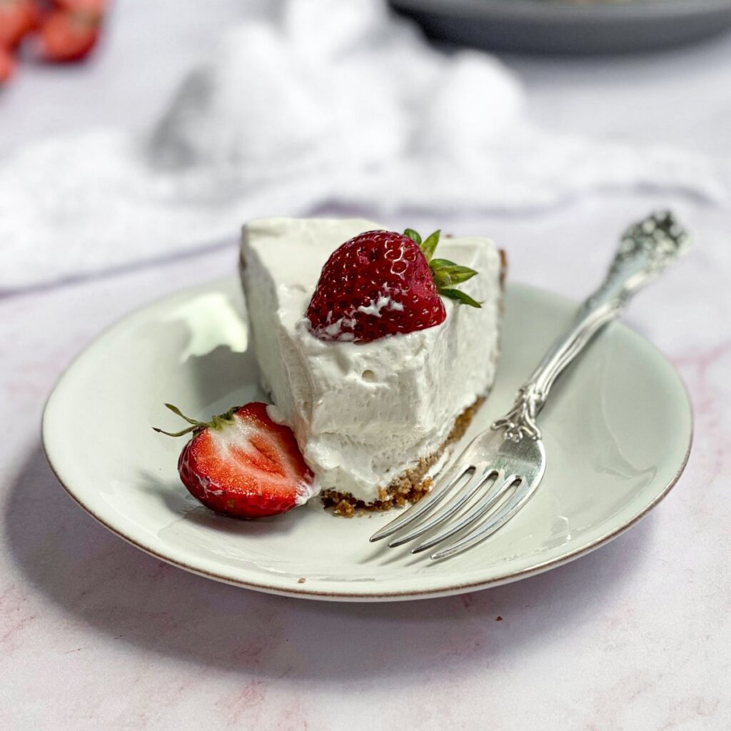 Gâteau au fromage sans cuisson en 5 ingrédients