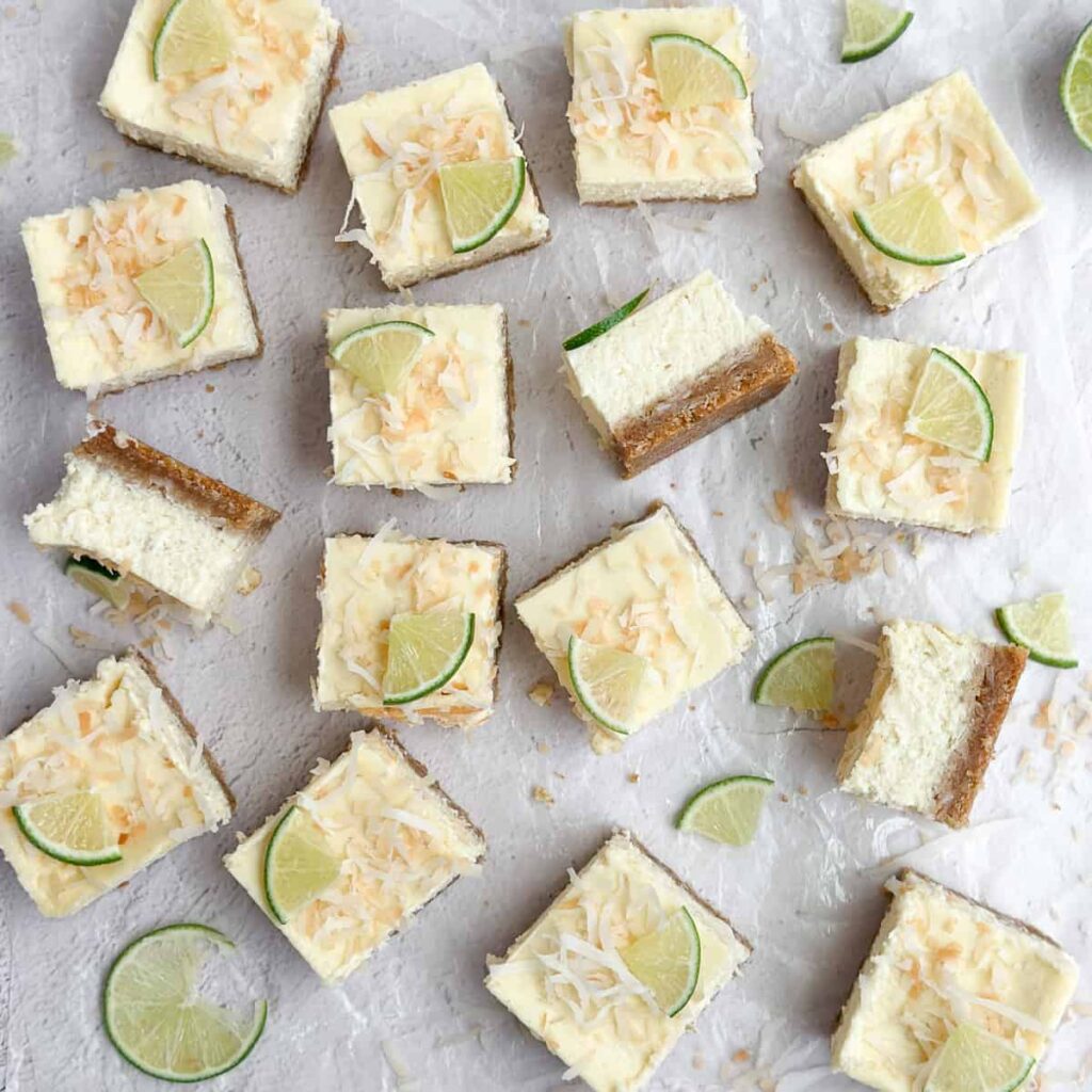 Cheesecake au Coco et Citron Vert – Les Douceurs Salées
