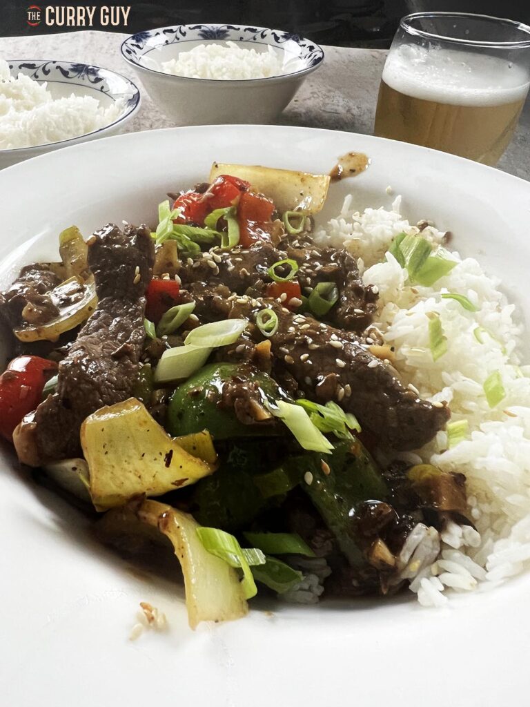 Boeuf à la sauce de haricots noirs