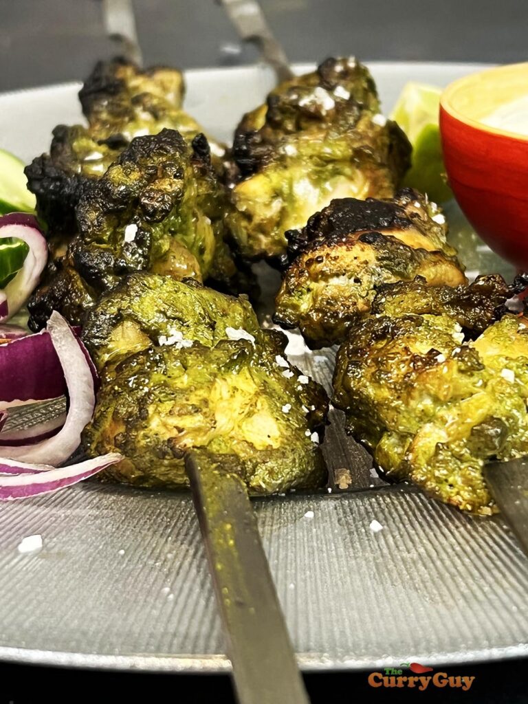 Recette de Kebab de Poulet Hariyali