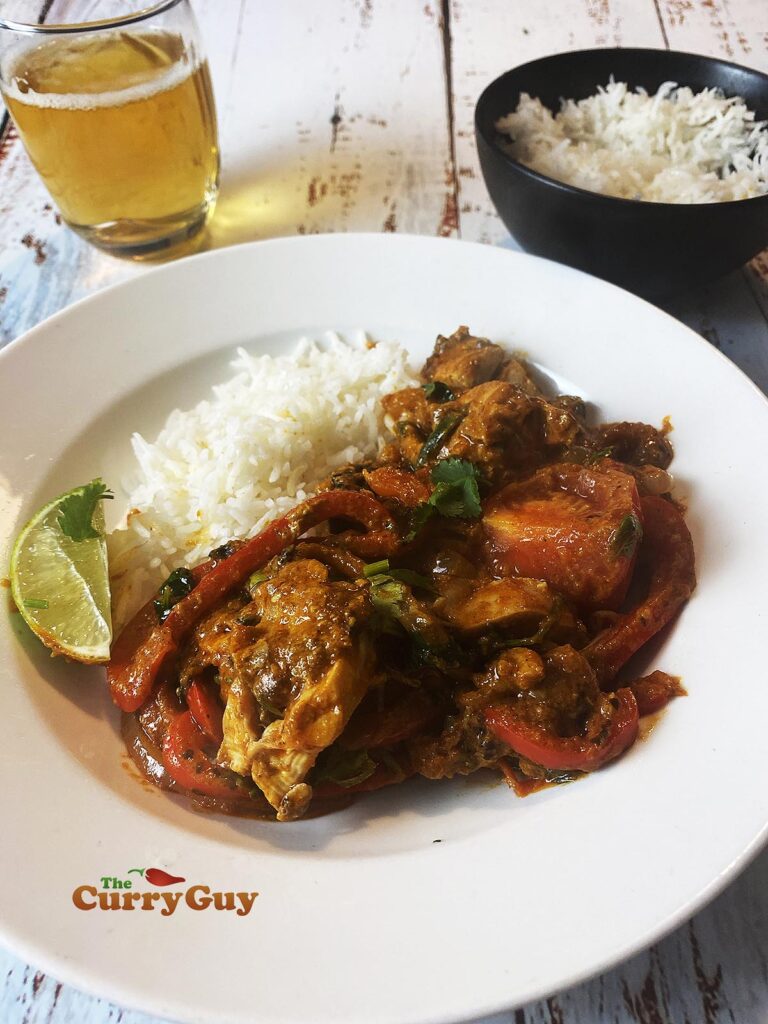 Recette de Poulet Jalfrezi | Poulet Jalfrezi à la manière BIR