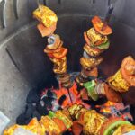 Paneer Tikka | Brochettes de Paneer et de Légumes