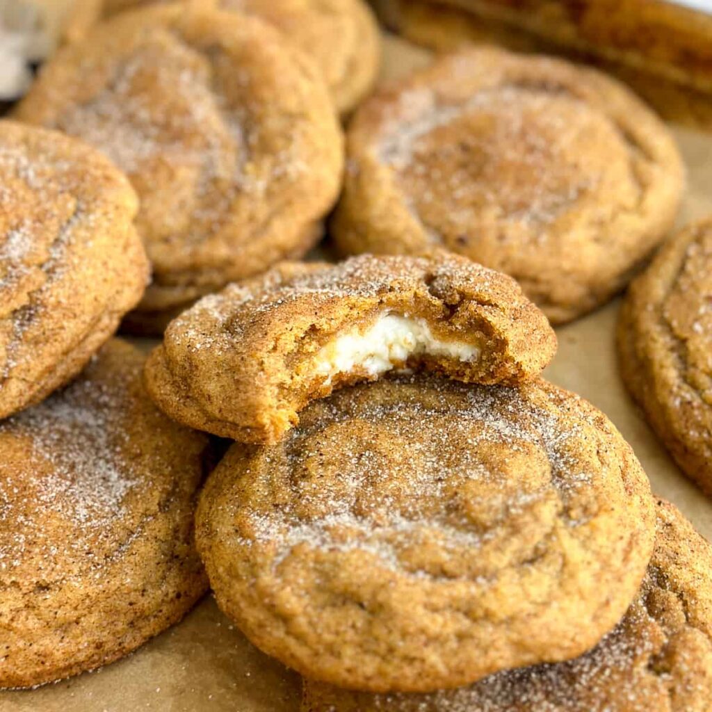 Snickerdoodles au Cheesecake de Citrouille – Les Douceurs Salées