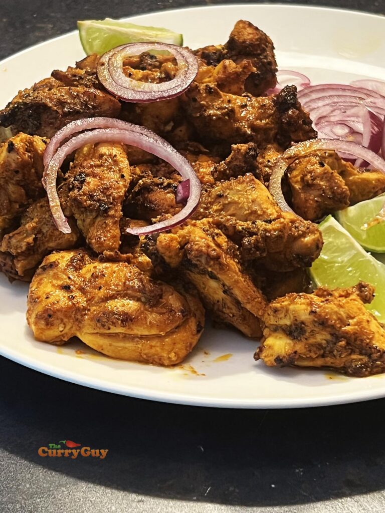 Recette de poulet tandoori fumé sur la cuisinière