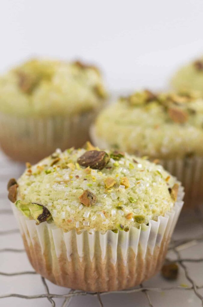 Muffins aux Pistaches Faciles avec Mélange de Pudding