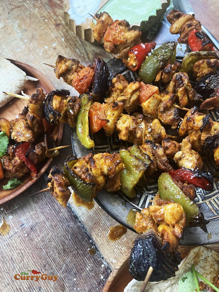 Poulet Tikka sur Plaque avec Légumes