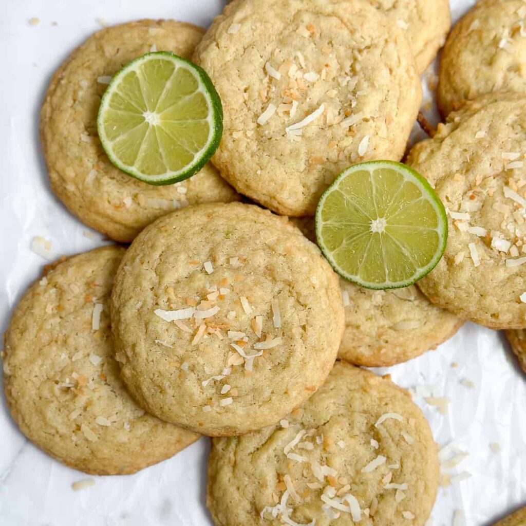 Biscuits au citron vert et à la noix de coco – Les douceurs salées