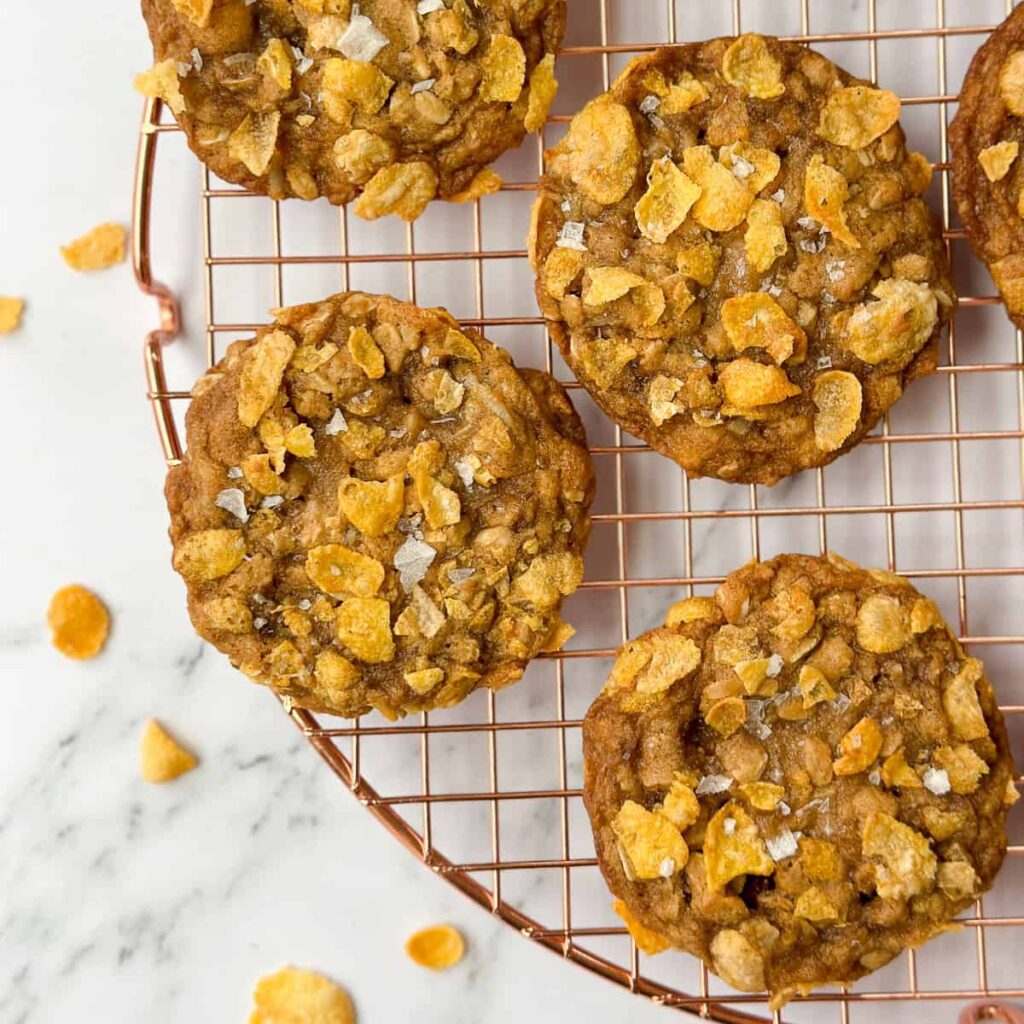 Biscuits au maïs soufflé et à l’avoine salée – Les douceurs salées