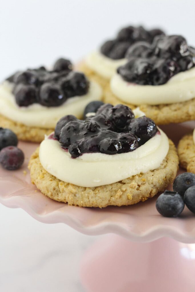 Cookies au fromage blanc et aux myrtilles faciles | Pratiquement fait maison