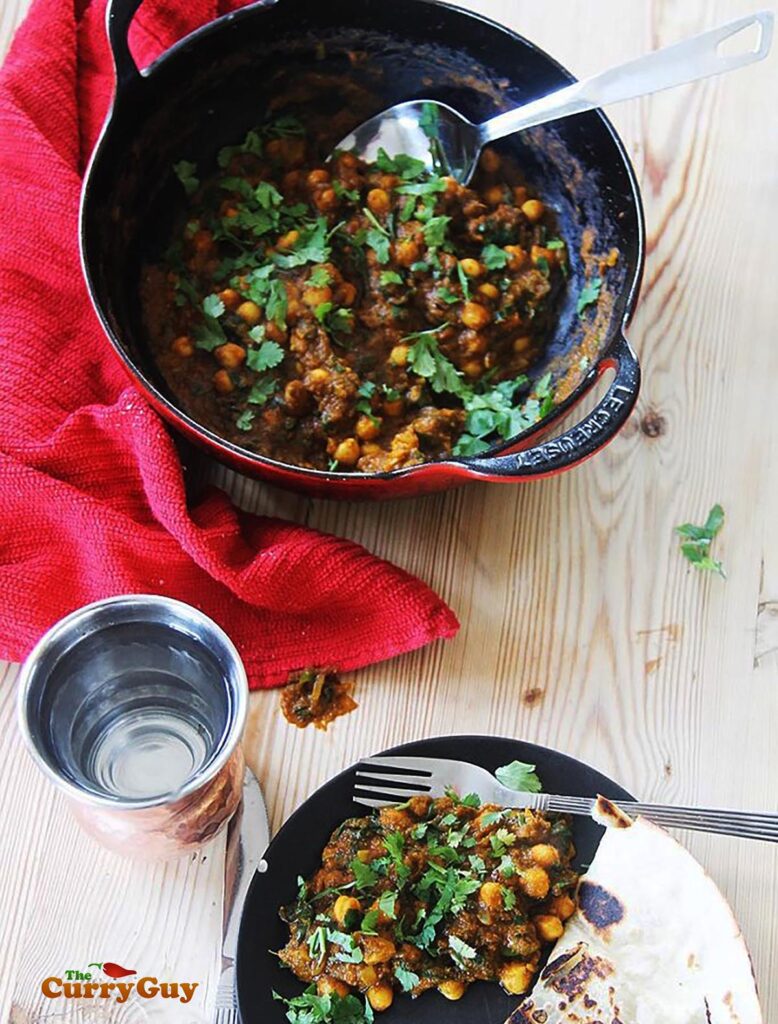 Recette facile de Chana Saag | Pois chiches et épinards