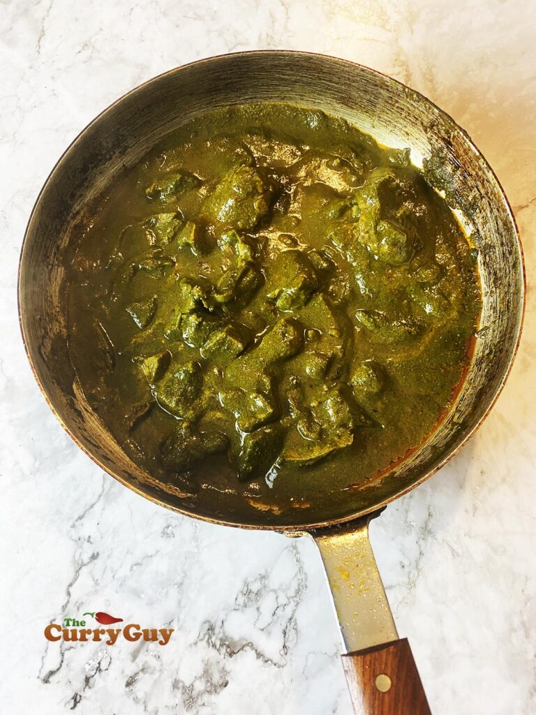 Curry d’Agneau Saag | Recette de Saag Style Restaurant