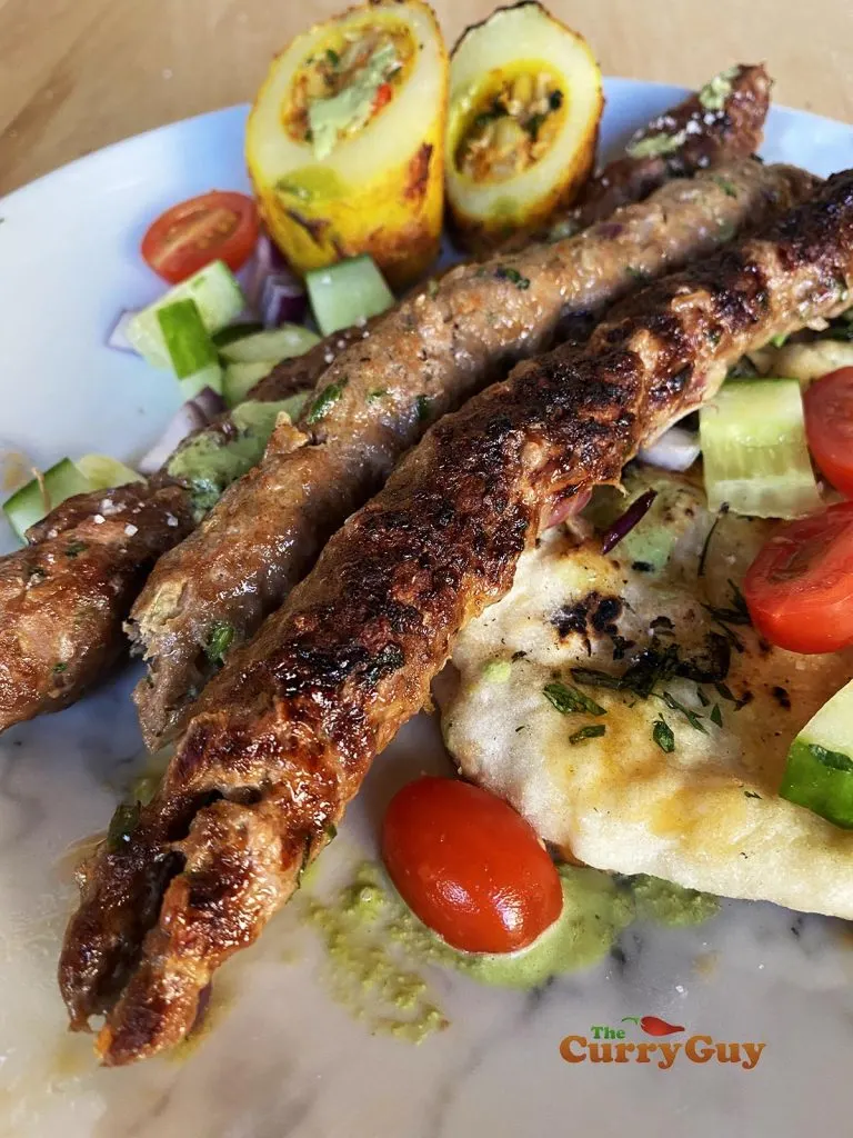 Kebabs Seekh d’Agneau – Style Restaurant