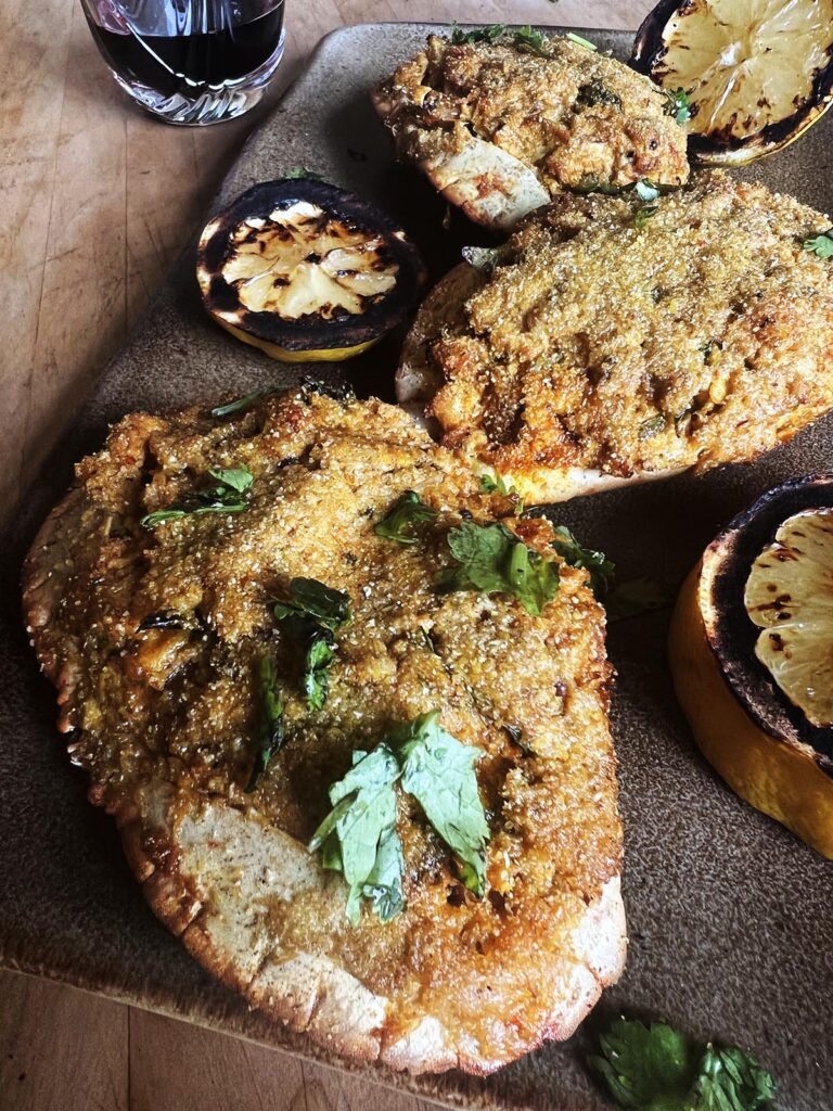 Recette Goan | Crabe masala farci
