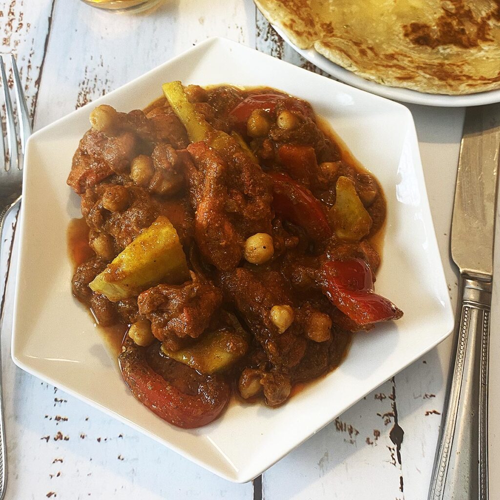 Chaat de Poulet | Chaat de Poulet de Style Restaurant