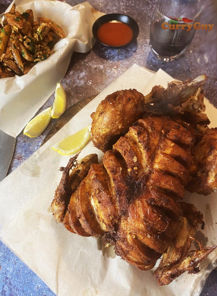 Poulet Chargha – Poulet Vapore et Frit