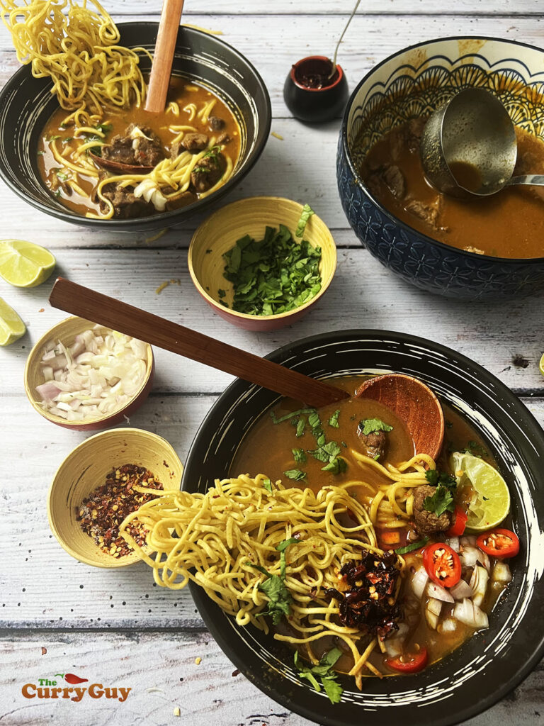 Boeuf Khao Soi | Soupe Khao Soi Thaïlandaise