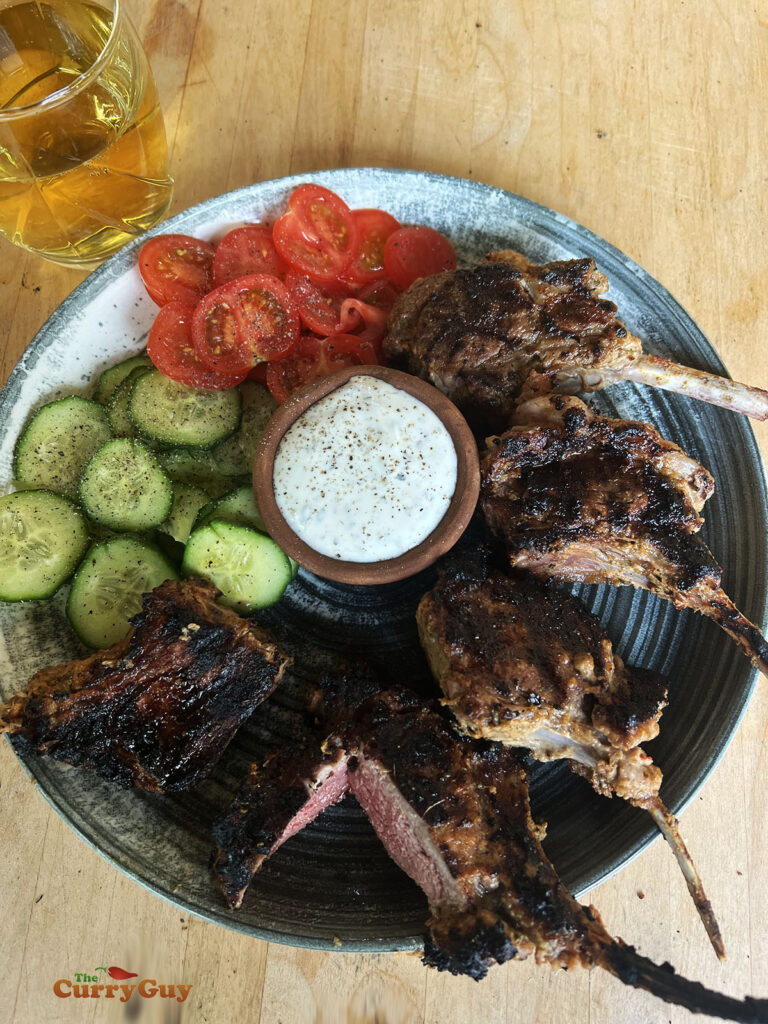 Côtelettes d’Agneau Tandoori | Agneau Grillé Peshwari